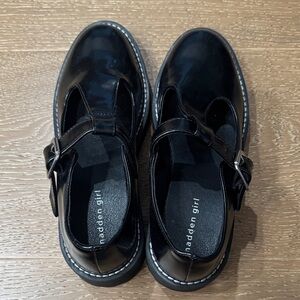 Madden Girl Black Mary Jane Chunky Platform Shoes size 8.5